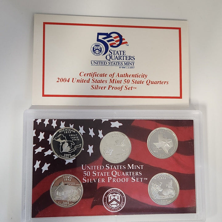 Collection Series Of United States Mint America The Beautiful Quarters Silver...