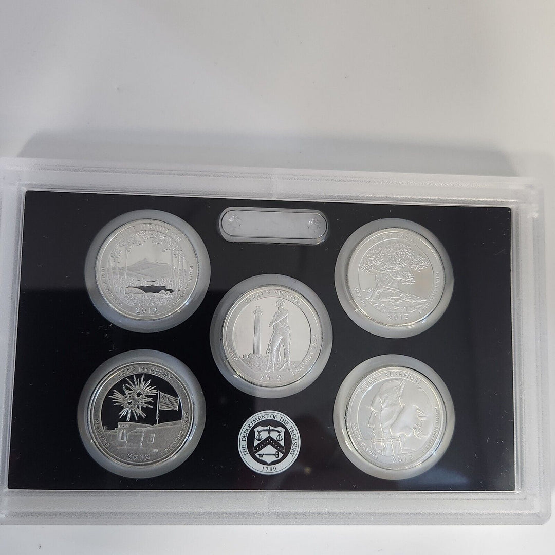 Collection Series Of United States Mint America The Beautiful Quarters Silver...