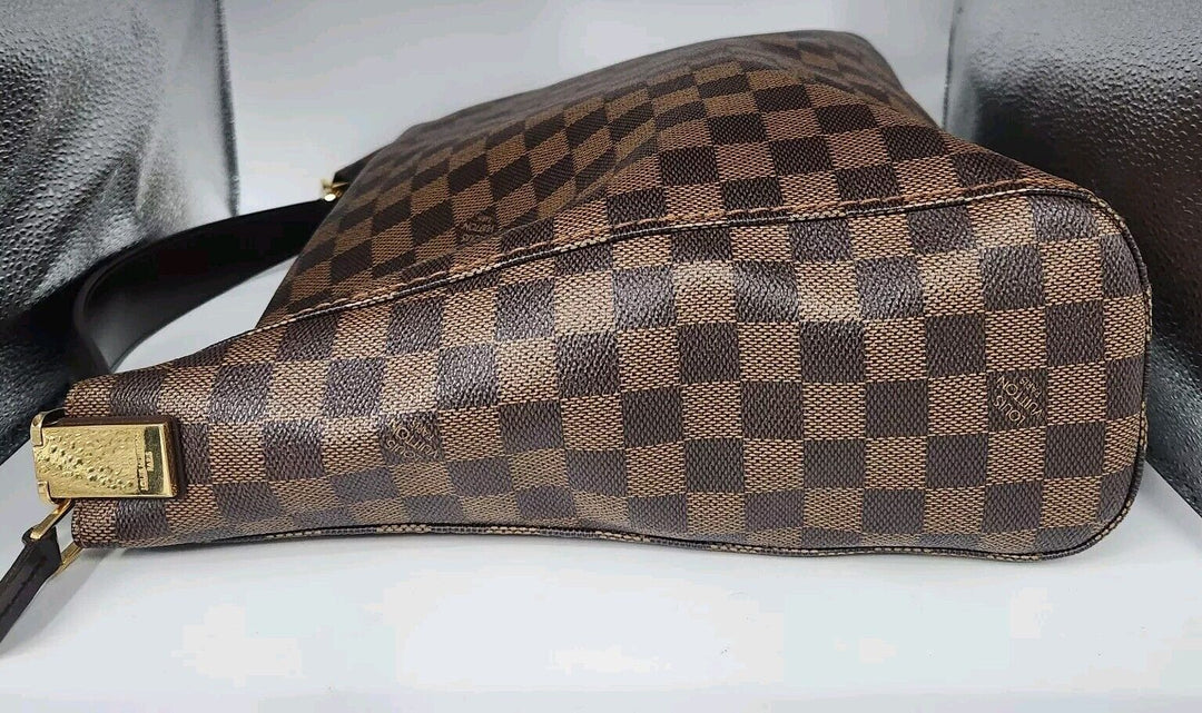 Authentic Louis Vuitton Damier Ebene Portobello PM Hobo Handbag