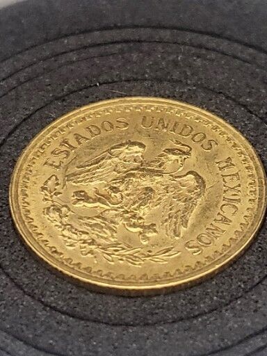 1920 MEXICAN DOS Y MEDIOS PESOS 2.5 PESO GOLD COIN