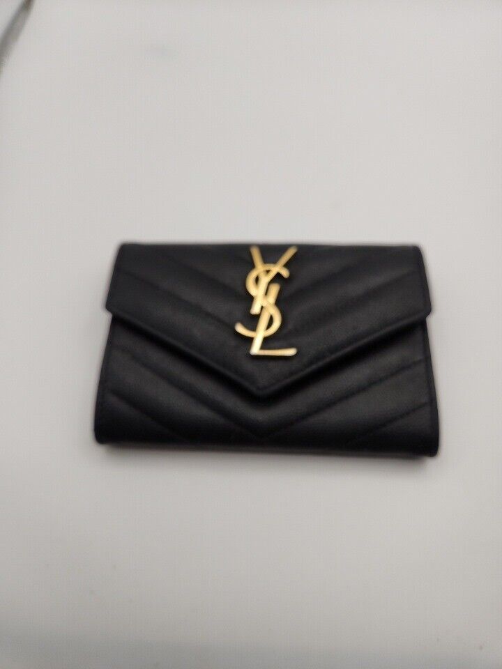 Saint Laurent Women's Black Leather Wallet