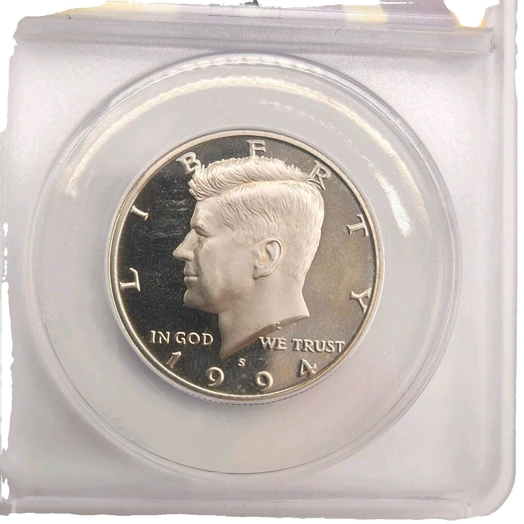 Set Of Two 1994-S 50C Silver Kennedy Half Dollar Proof CN PF 65 DCAM