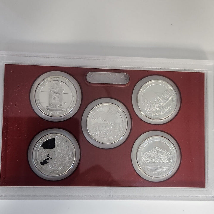 Collection Series Of United States Mint America The Beautiful Quarters Silver...