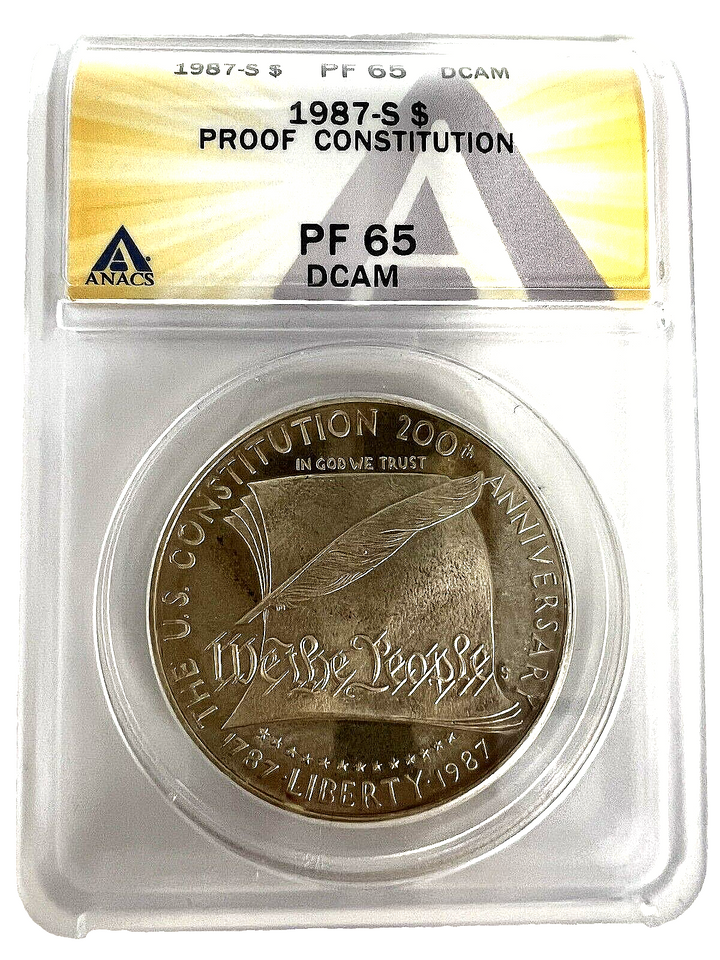 1987-S $ One Dollar Proof Constitution PF 65 DCAM