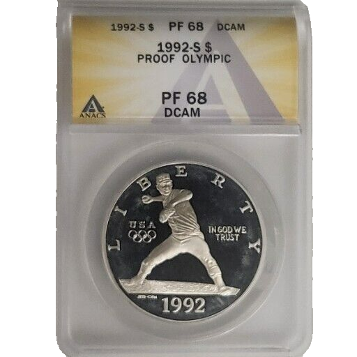 1992 S $1 OLYMPICS PF 68 DCAM