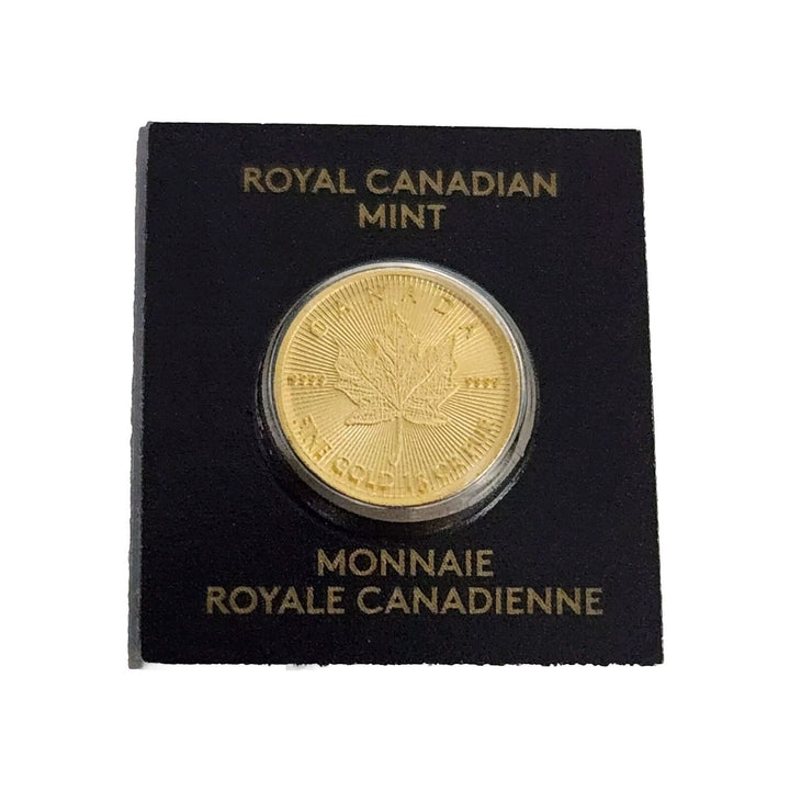 2020 1 Gram Royal Canadian Mint .9999 Gold Maple Leaf 50 Cent (B)