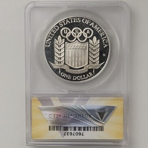 1992 S $1 OLYMPICS PF 68 DCAM