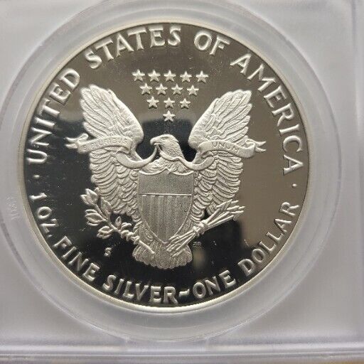 1986 S $1  American Silver Eagle Coin PF 68 DCAM