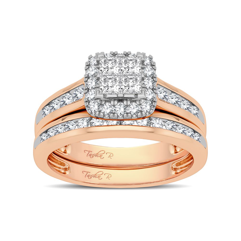 Sparkling 14k Rose Gold 0.75CT Lab Diamond Ring