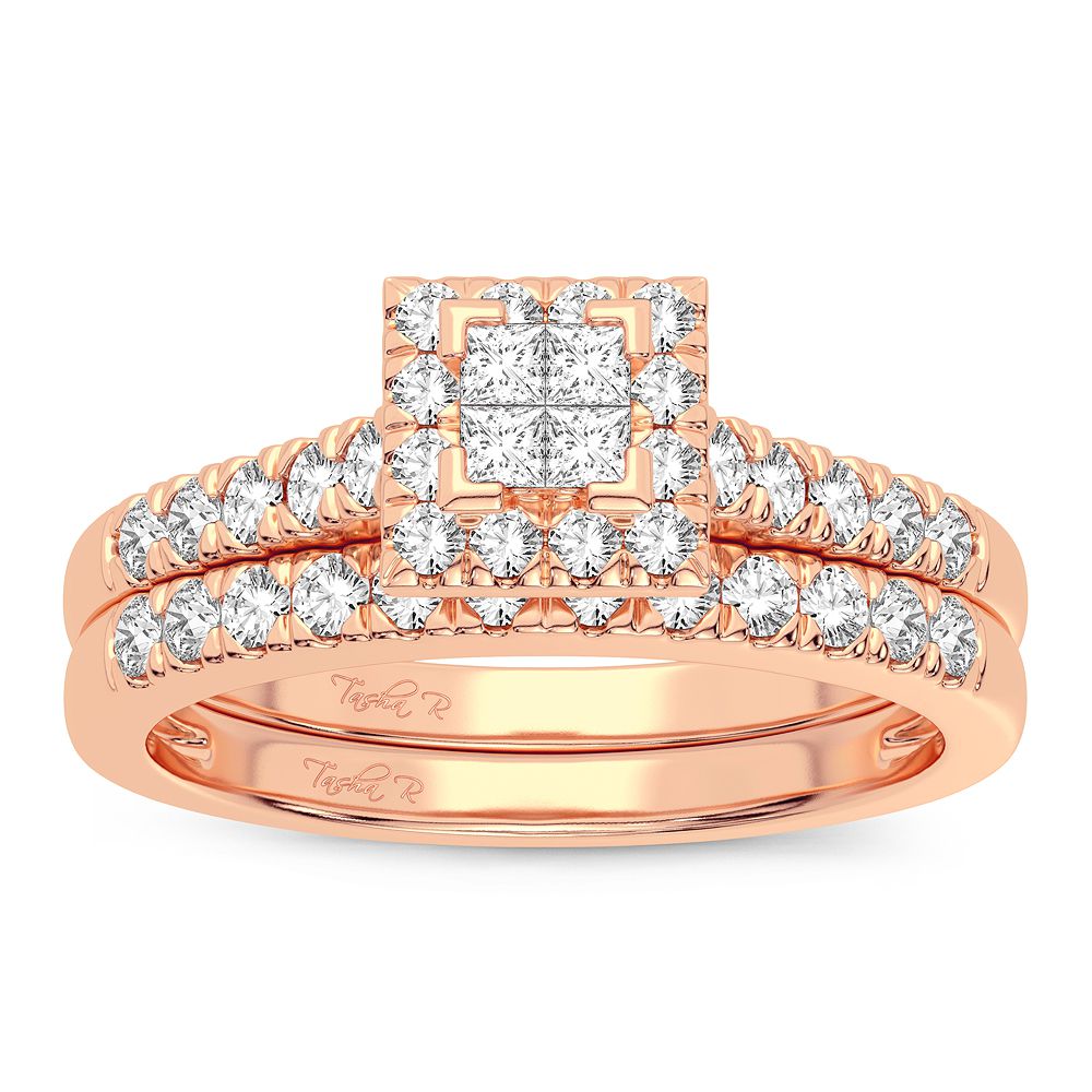 Romantic 14k Rose Gold Lab Diamond Engagement Ring (0.50CT)