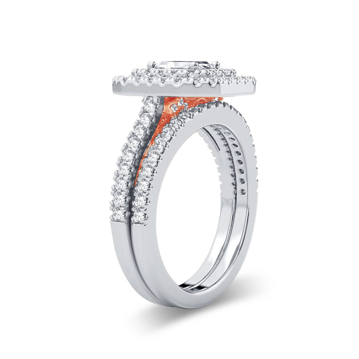 14k Rose Gold 1.50CT Lab Diamond Engagement Ring