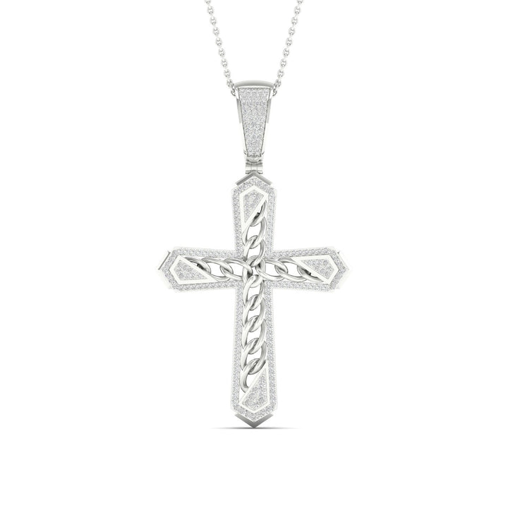 10K 0.55CT Diamond Pendant
