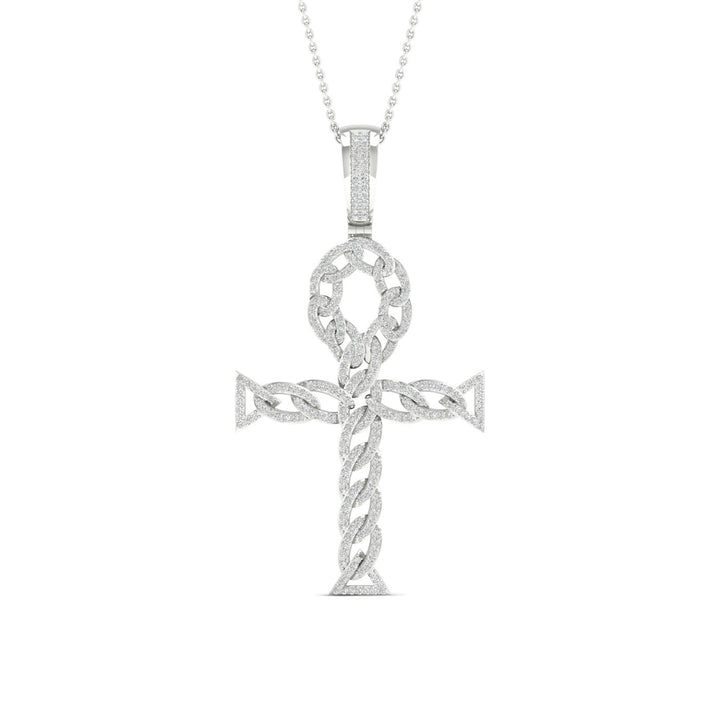 10K 0.70CT Diamond Pendant