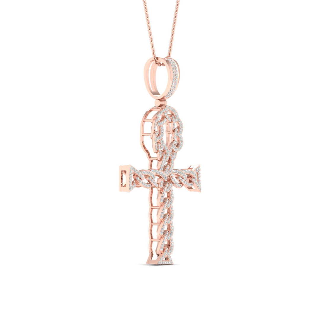 10K 0.70CT Diamond Pendant