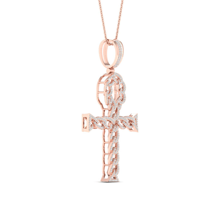 10K 0.70CT Diamond Pendant