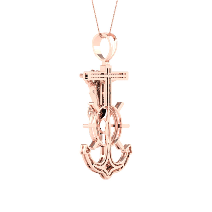 10K 0.50CT Diamond Pendant