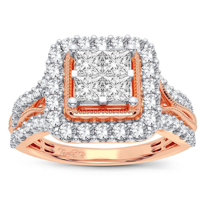 Timeless 14k Rose Gold 1CT Lab Grown Diamond Ring