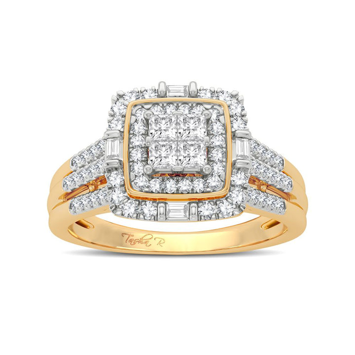 14K Yellow Gold Lab Diamond Engagement Ring - 0.50CT Solitaire
