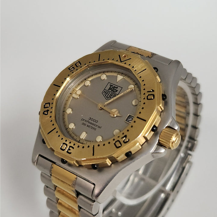 Vintage TAG Heuer 3000 Professional Two-Tone Quartz Watch 200M