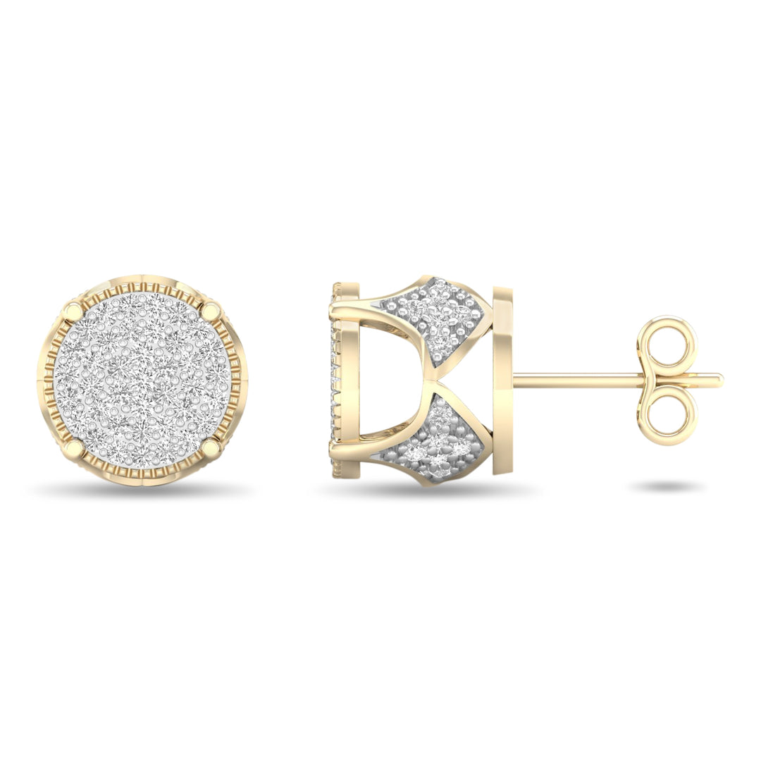 Dazzling 10K 0.33CT Diamond Earring