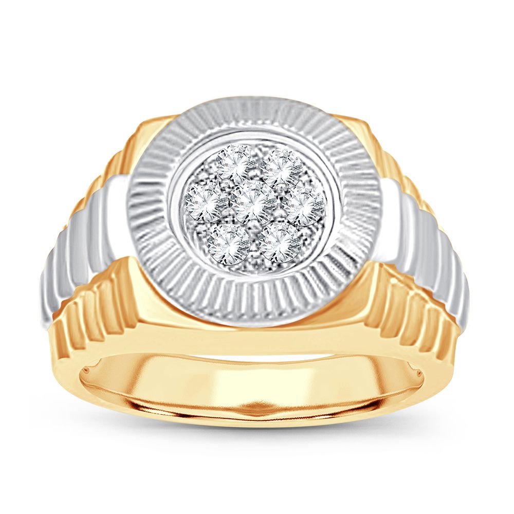 14K Yellow Gold 1.00CT Diamond Ring