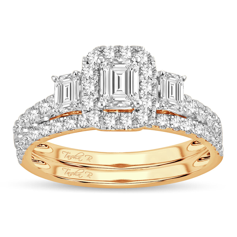 14K Yellow Gold Lab Diamond Engagement Ring - 1.50CT Brilliance