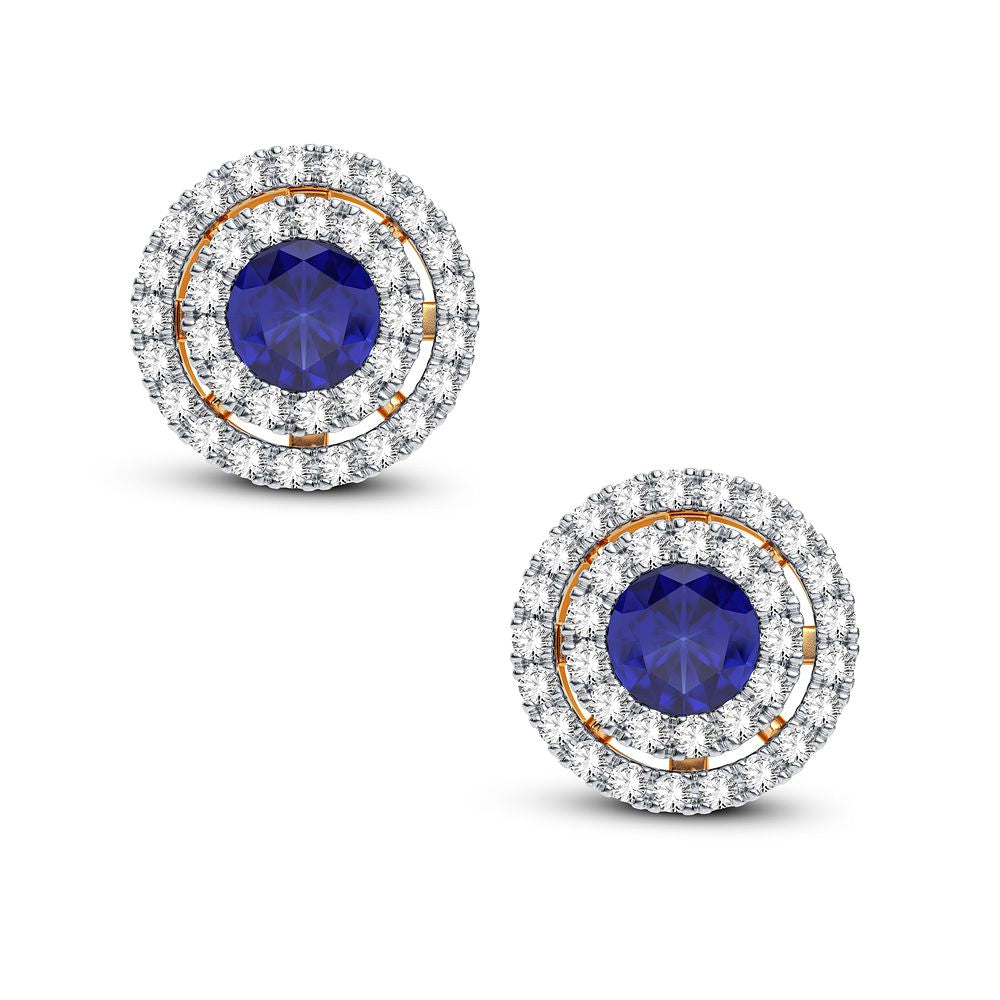 14K Yellow Gold Lab Diamond 0.28CT Womens Earrings