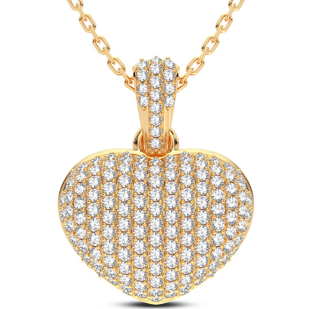 14K 0.26CT Diamond Pendant