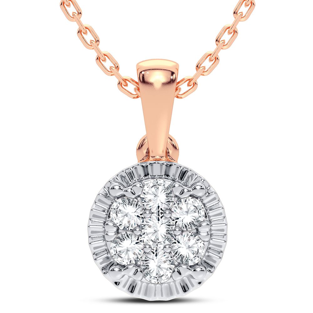 14K 0.14CT DIAMOND PENDANT