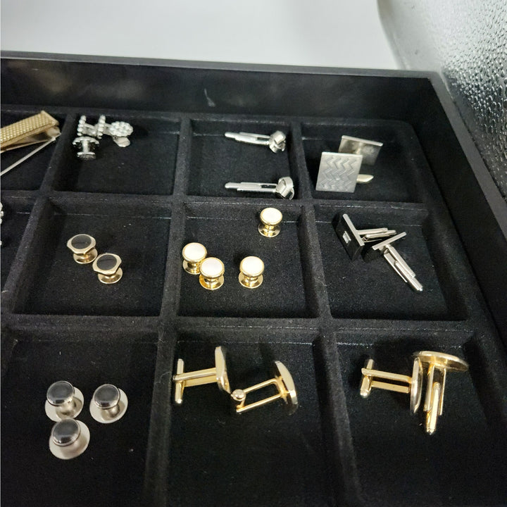 Elegant Assorted Men's cufflinks & Tie Clips -Gold & Silver Tone -Starting at $19.99