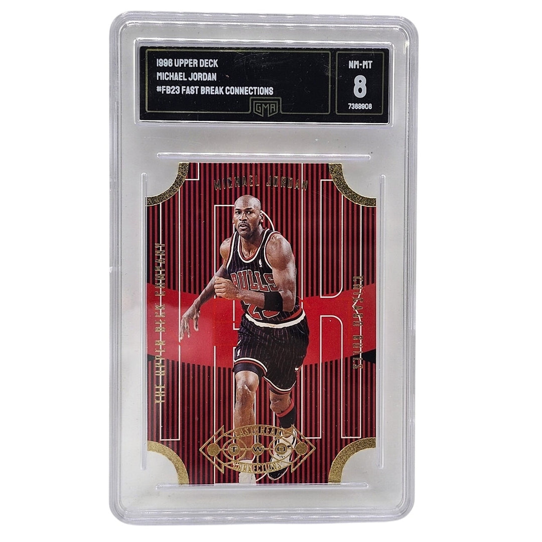 1996 Upper Deck Michael Jordan Fast Break Connections #FB23 GMA 8 NM-MT Insert