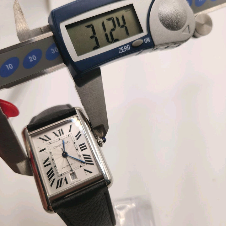Cartier Tank Automatic Water Resistant 4324 stainless Watch