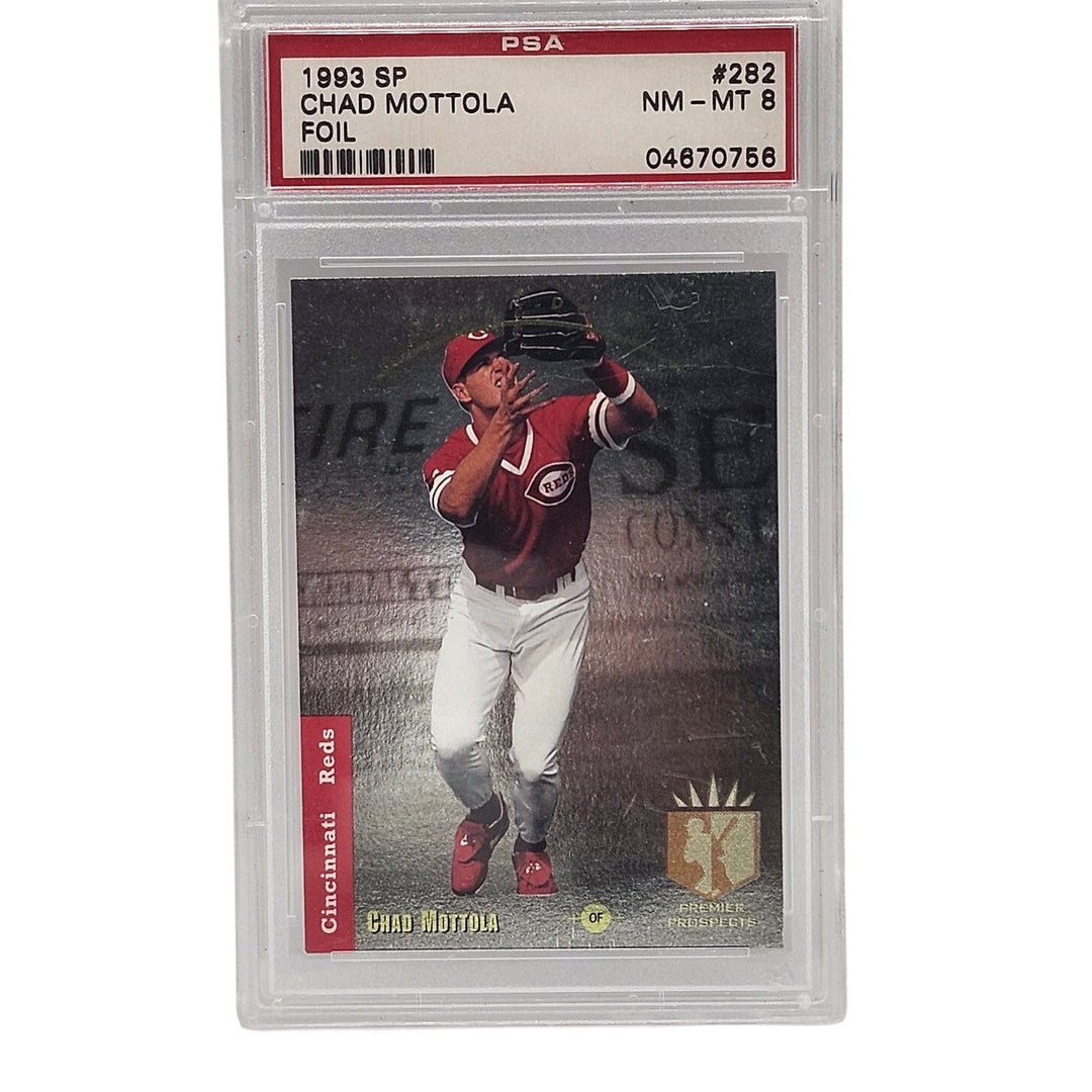 1993 Upper Deck SP Chad Mottola Foil Rookie #282 PSA 8 NM-MT Cincinnati Reds