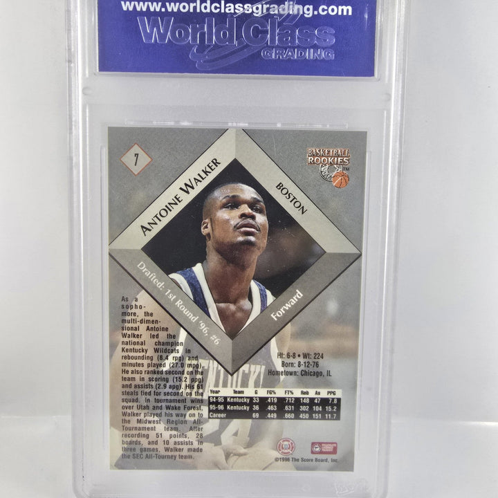 1996 Basketball Rookies Antoine Walker #7 University Of Kentucky WCG MT 10 B2