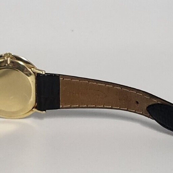 1960s OMEGA 32 mm .Vintage Mechanical 14k Yellow Gold Gents Dress Watch