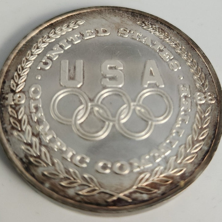 1988 US Olympic Committee Collectible Medals, 5 Coins 1oz .999 Silver