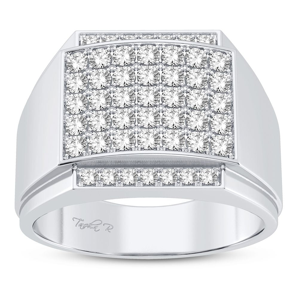 14K White Gold 1.00CT Diamond Ring