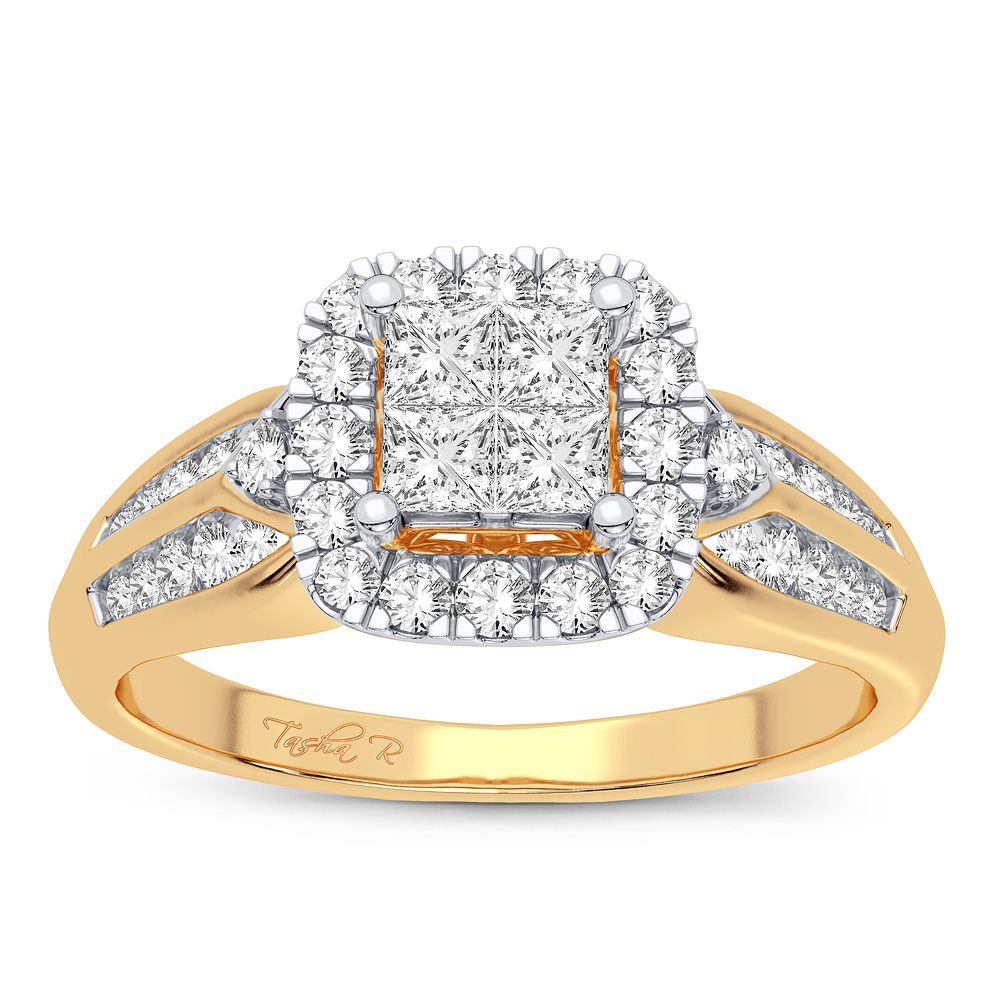 10K Yellow Gold Lab Diamond Engagement Ring - 0.60CT