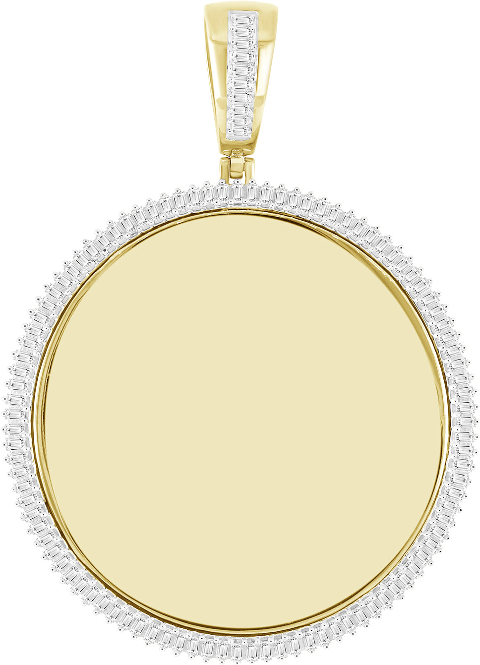 10k Yellow Gold Lab Diamond Memory Pendant (1.40ct)