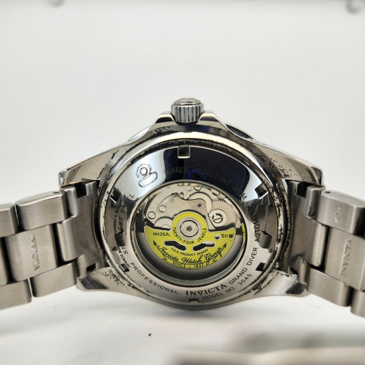 Invicta Grand Diver 3045 Automatic 47mm Blue Dial Stainless Steel Men's Watch