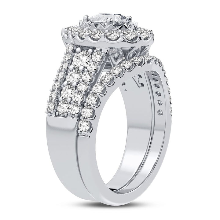 Brilliant 14K White Gold Lab Diamond Engagement Ring (2.00CT)
