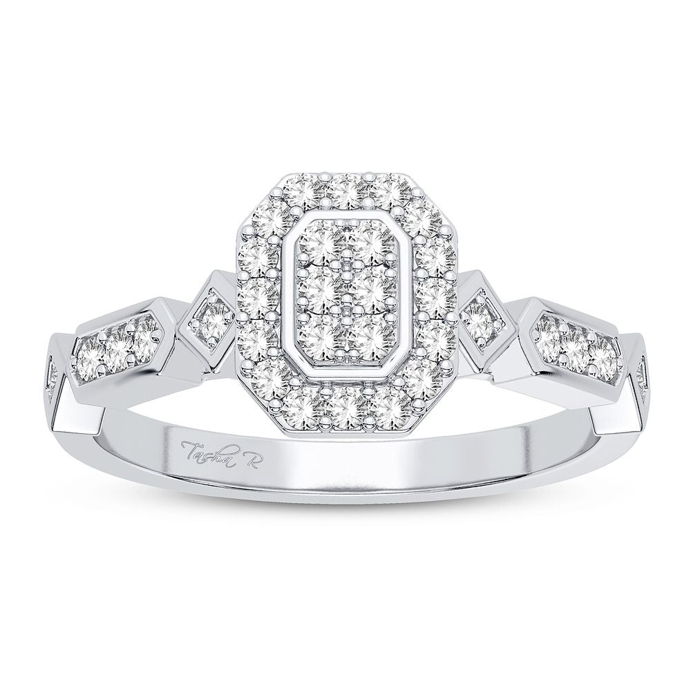 Exquisite 10K 0.20CT DIAMOND RING