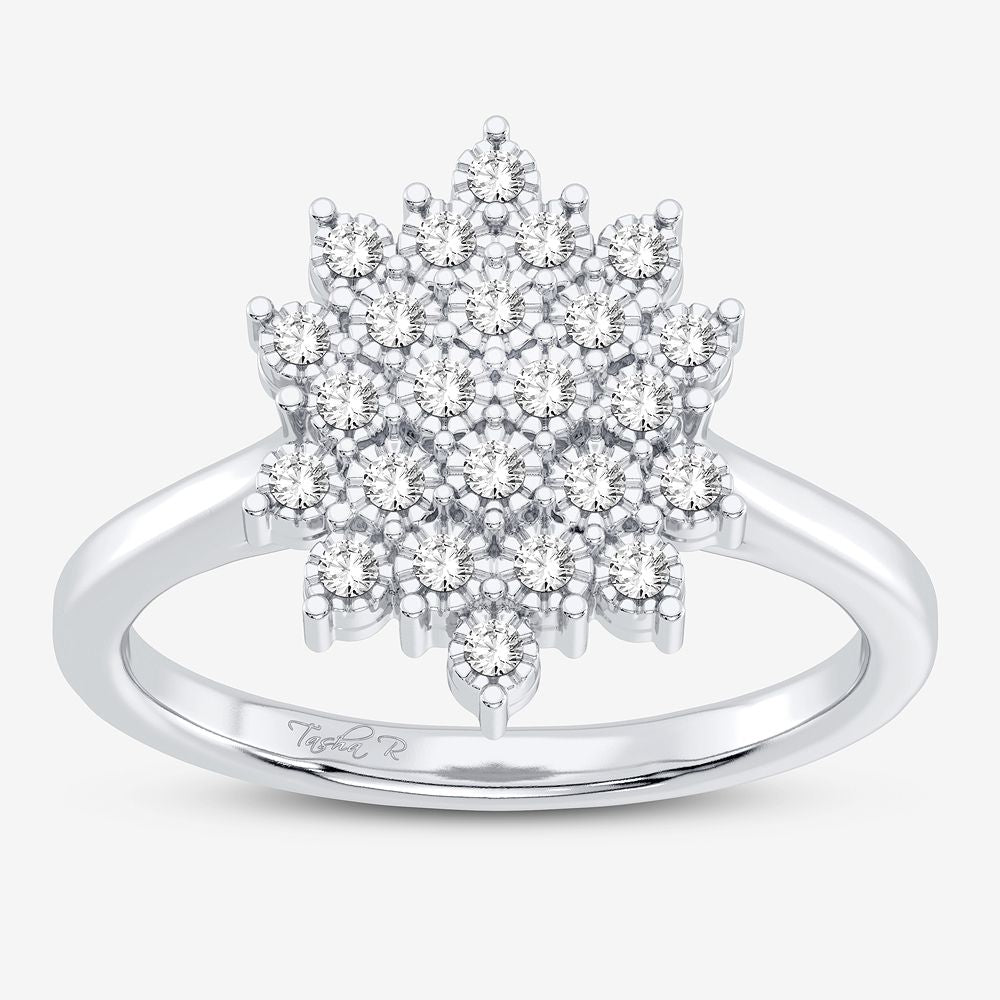 Beautiful 10K 0.10CT DIAMOND RING