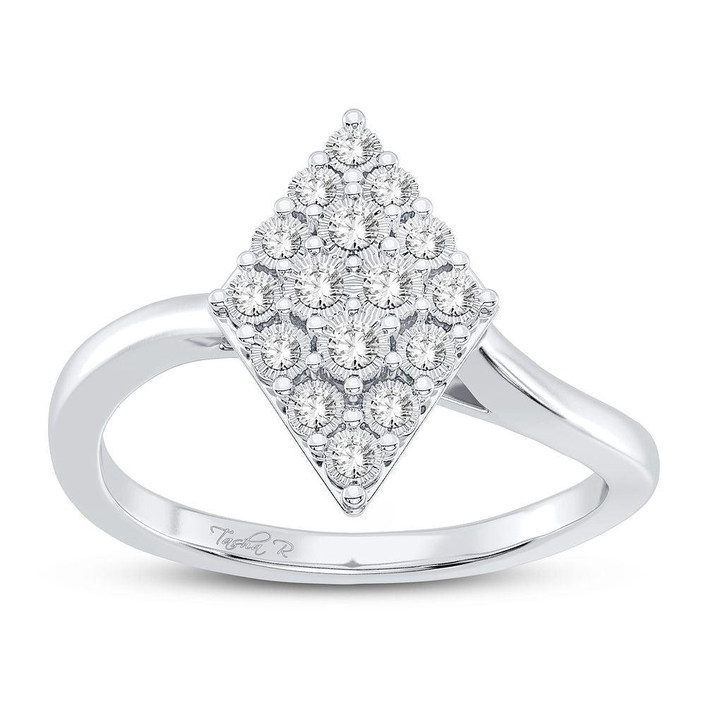 Dazzling 10K 0.10CT DIAMOND RING