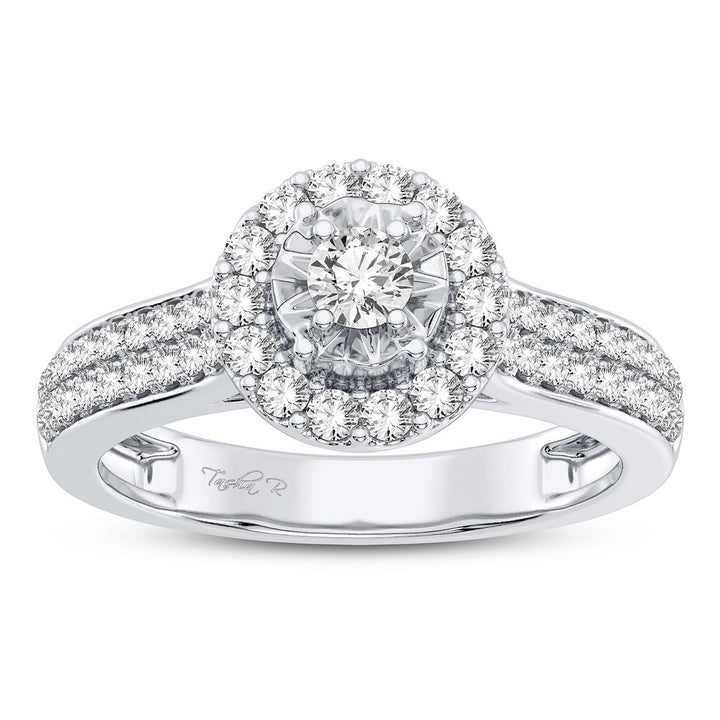 Timeless 10K Yellow Gold 0.50CT Lab Diamond Engagement Ring
