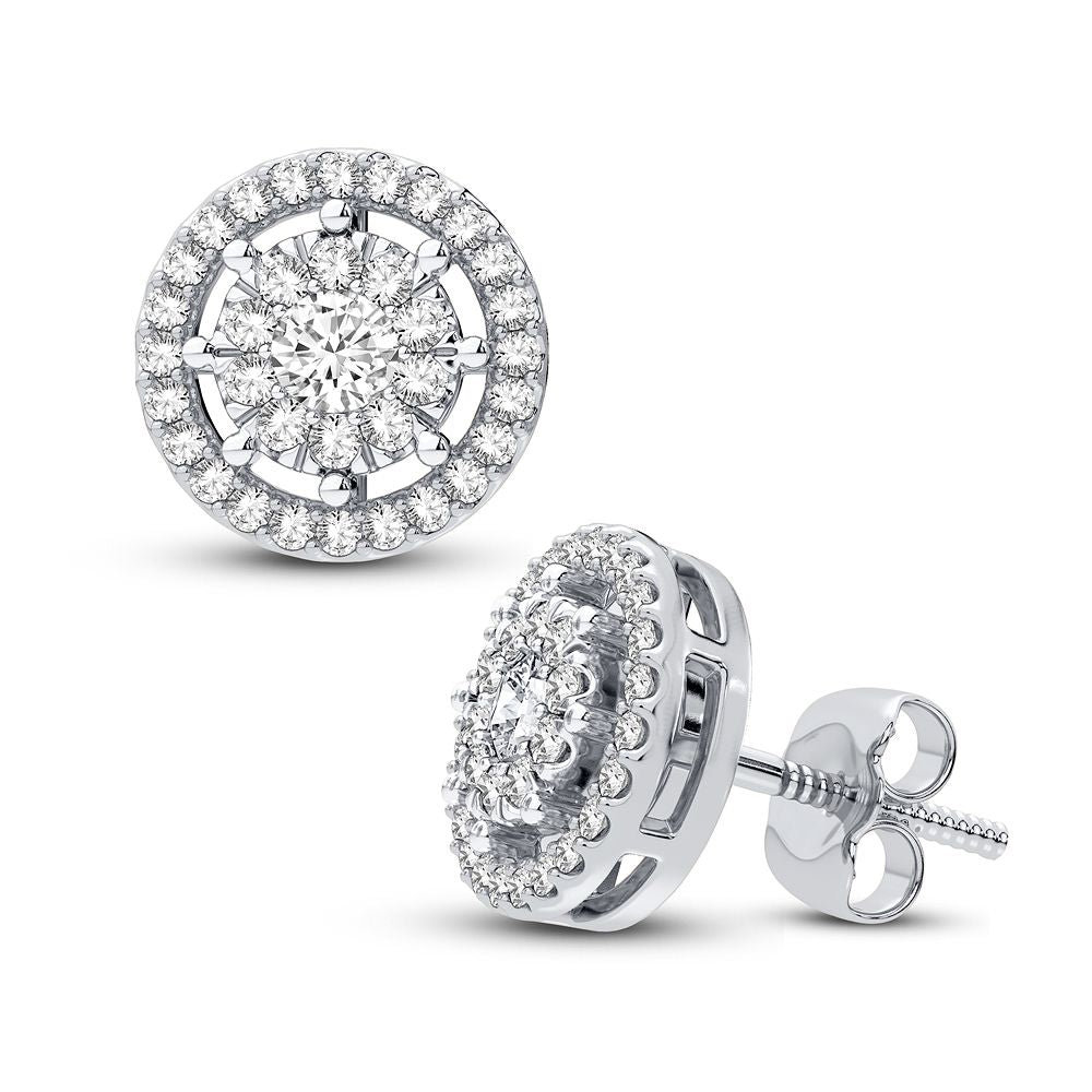 Exquisite 14K 0.50CT DIAMOND EARRING