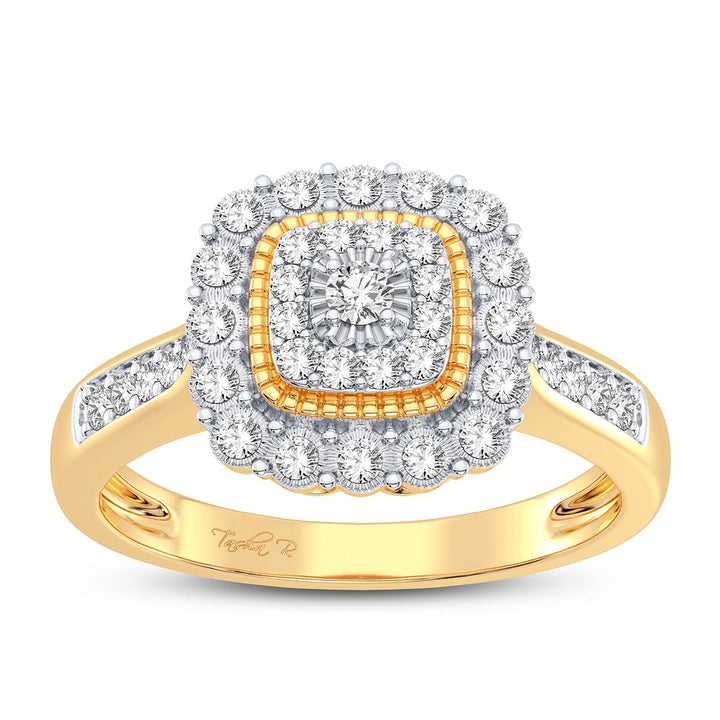 10K Yellow Gold 0.20CT Diamond Ring