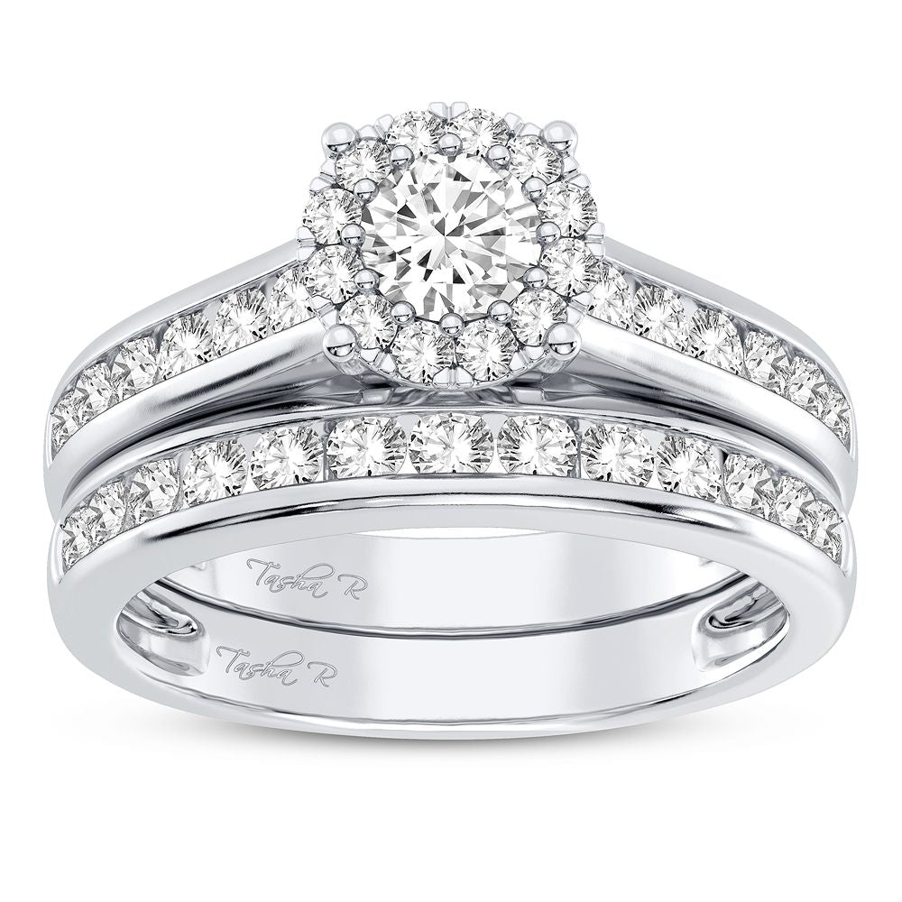 14K White Gold 1.00CT Diamond Ring