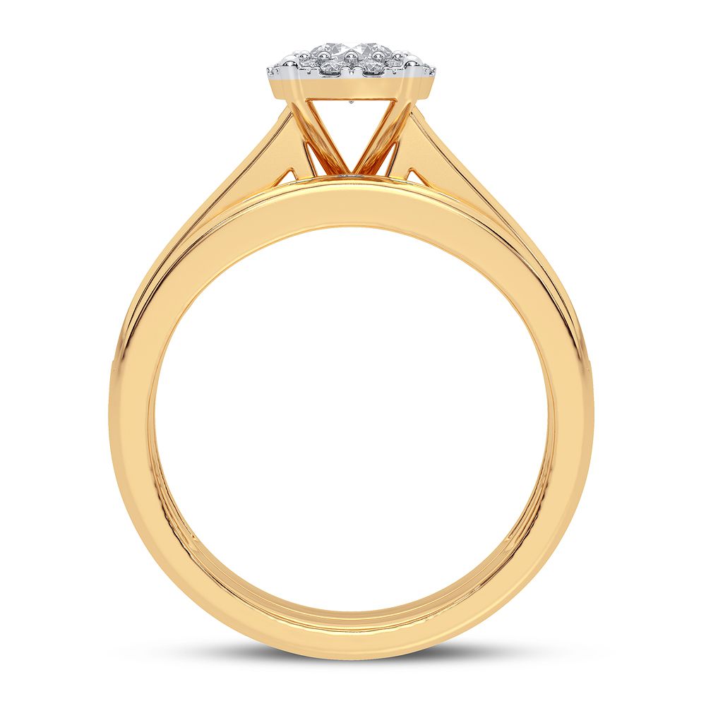 Brilliant 14K Yellow Gold Lab Diamond Engagement Ring (1.00 CT)