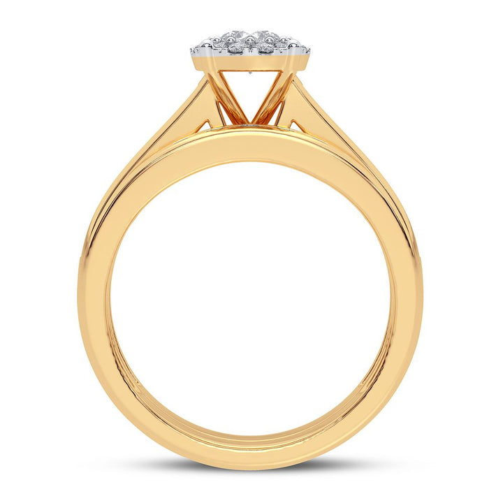 Brilliant 14K Yellow Gold Lab Diamond Engagement Ring (1.00 CT)